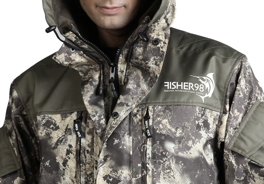 Нанесение знака «Fisher98» на одежду
